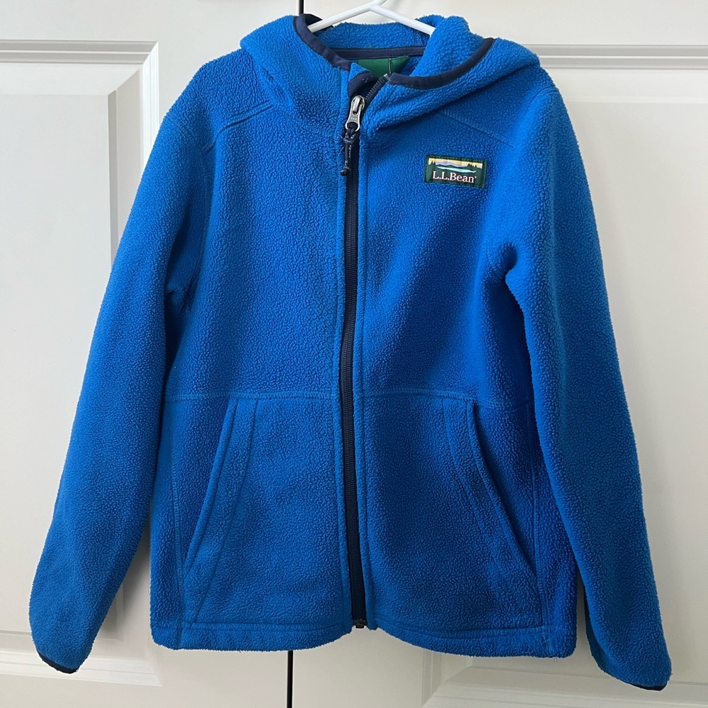 LL Bean kids mountain classic fleece jacket coat